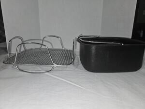 NUWAVE Air Fryer Gourmet Accessory Kit Reversible Rack Baking Pan NEW 36221